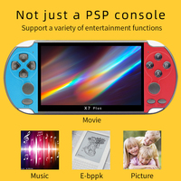 Console de jeu vidéo portable Topleo Classic 4k Retro 500 en 1 600 en 1, mini console de jeu X7 Plus