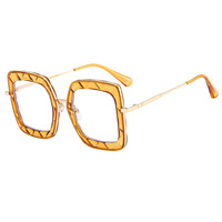 2023 lunettes de nouvel an 2022 monture surdimensionnée plus grande pour femmes avec verres anti-lumière bleue