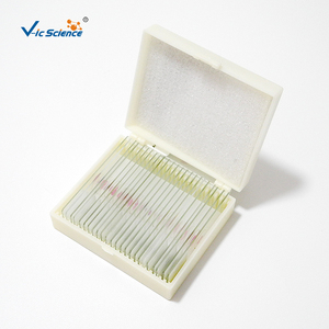 สไลด์เนื้อเยื่อเกี่ยวพันปอด25<span class=keywords><strong>รายการ</strong></span>วัสดุบริสุทธิ์ PE โฟมในกล่องเนื้อเยื่อวิทยามนุษย์สไลด์กล้องจุลทรรศน์ภาพนิ่ง - Product Image 1