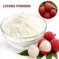 Longbio Vente en gros de poudre de jus de litchi de haute qualité, poudre de litchi solide