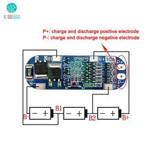3S <strong>10A</strong> 11.1V 12V 12.6V Lithium <strong>Battery</strong> Charger Protection Board Module for 18650 Li-ion <strong>Lipo</strong> <strong>Battery</strong> Cells BMS 3.7V - Product Image 1