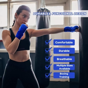 Fasce per Mani da <span class=keywords><strong>Boxe</strong></span> Personalizzate con Protezione per il Palmo e Supporto per il Polso Unisex - Product Image 4