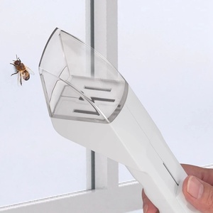 Herramienta de Control de Plagas de mano de plástico portátil sólido Expulsar araña Mosquito mosca insecto <span class=keywords><strong>con</strong></span> mango Catcher herramienta para eliminación de insectos - Product Image 4
