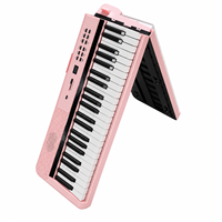 Piano numérique pliable de haute qualité, grand format, en stock, avec logo et couleur personnalisables, idéal pour la maison et les voyages, 88 touches