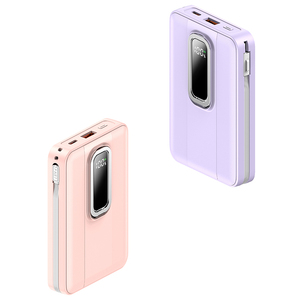 Cargador Portátil de Gran Capacidad de 10000 mAh <span class=keywords><strong>con</strong></span> Doble Cable, Precio Económico de Fábrica, Batería Externa de 10000 mAh - Product Image 4