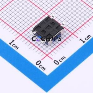 TSE006A3126BB Tactile Switch SMD-4P,6.6x6.4mm Switch Single Pole Single Throw Round Button 2.6N Vertical Mount - Product Image 2