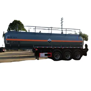 Sodium hypochlorite road transport tanker trailer chemical tank trailer manufacture