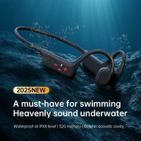 Casque Bluetooth de natation IP68 32GB BT casques à conduction osseuse casque Hifi TWS Bone