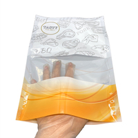 Kantong Plastik Vakum Segel PA Transparan dengan Jendela Transparan, Cetak Kustom Pabrik ISO9001, untuk Kemasan Daging Sapi, Ikan, Susu, dan Makanan Beku