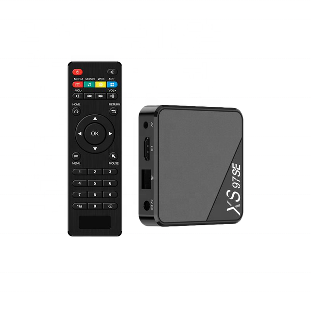 XS97 SE Amlogic STB 4K Streaming Custom 4GB RAM WIFI6 Internet Smart Android Set-top TV Box