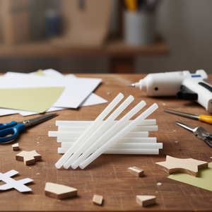 Bâtons de colle thermofusible Fervi pour pistolet à colle, diamètre 10 mm, adhésif transparent clair, pour travaux manuels et réparations - Product Image 3