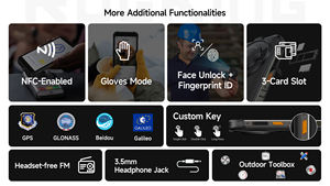 Téléphone robuste Ulefone Rugking 5,99'' T7255, charge rapide 18W, 9600mAh, smartphone HD+, caméra frontale 8MP + caméra principale 50MP, téléphone portable 8+256 Go - Product Image 5