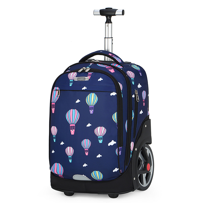 Hot air balloon dual-use for carrying and pulling