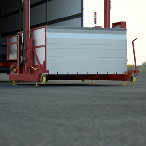 Mesa Elevadora de Columna TM PEDANE TM25EL-E, Capacidad de 2500 kg, Accionamiento Hidráulico, Respaldo Automatizado UPS, Plataforma de Carga de Acero/Aluminio para Camiones - Product Image 3