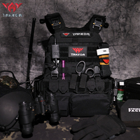 Gilet Tactique YAKEDA de Sécurité et de Service, Extérieur, Type JPC, Uniforme d'Entraînement, Gilet à Libération Rapide, Modèle Molle, Chaleco Tactico Noir