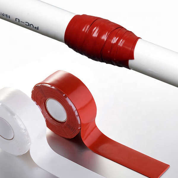 Waterproof Self Fusing Adhesive Silicone Rubber Tape for Electric Wrap Fix Pipe Repair