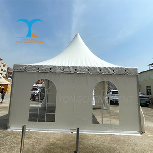 Tenda a baldacchino per fiera commerciale all'aperto 5X5 tutta resistenza alle intemperie per festa nuziale tenda tendone - Product Image 6