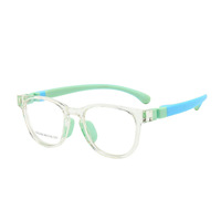 Haute qualité enfants lunettes cadres Anti lumière bleue lunettes étudiant dessin animé Silicone Temples TR carré enfants lunettes cadres