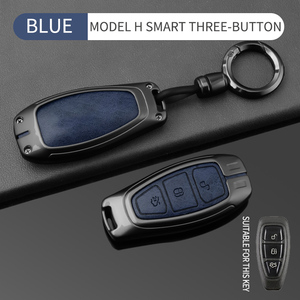 Neues Design Hochwertige Zinklegierung Autoschlüssel-Hülle Logo Zubehör für <span class=keywords><strong>Ford</strong></span> Schlüsselanhänger Abdeckung Gehäuse Metall - Product Image 6