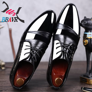 Nuevos Zapatos Formales de Negocios para Hombre con Cordones de PU, Estilo Coreano, Talla Grande, Punta Puntiaguda, Casuales, Transpirables, Duraderos, con Entresuela de EVA/PVC - Product Image 2