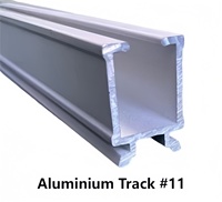 Rail de rideau en aluminium métallique durable au design classique moderne, tringle à rideau électrique de qualité supérieure, glisse facilement