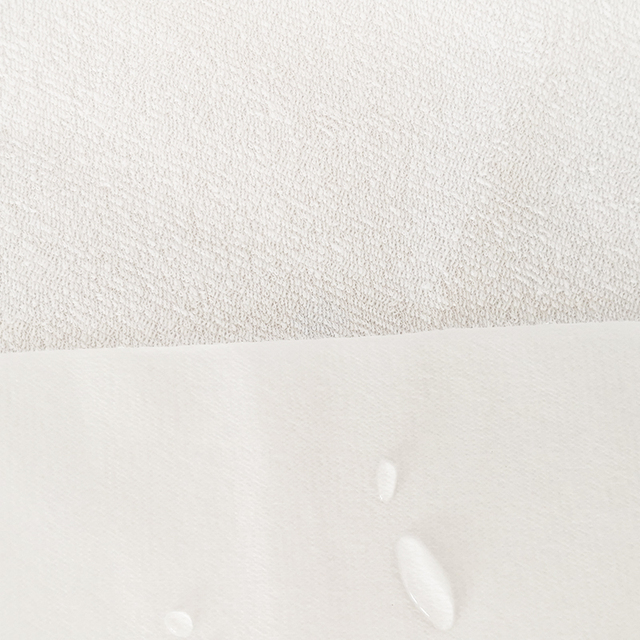 Waterproof Microfiber Terry Fabric Roll | 2.1m Width PU Laminated Mattress Material | By The Yard for Diapers/Bedding