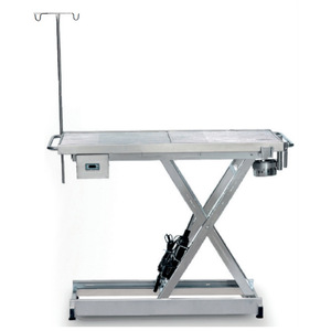 Table d'opération pour animaux de compagnie en acier inoxydable LANTUN, hauteur réglable, table d'examen vétérinaire P1001 - Product Image 2