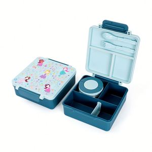 Leakproof Bento <b>Lunch</b> <b>Box</b> Toddler Food Container <b>with</b> 3-4 <b>Compartment</b> for School Girls Boys - Product Image 5