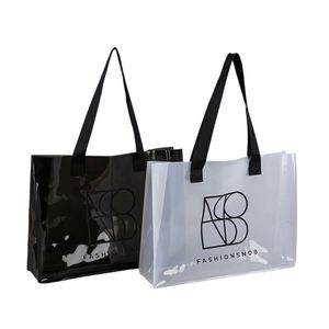 Bolsas de Compras de PVC Holográficas con Asa de PVC y Logotipo Personalizado, Bolsas de Plástico Holográficas, Bolsas de PVC Impermeables - Product Image 4