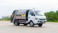 Camion compacteur de déchets Kailifeng Dongfeng, châssis 5,3 m³, compression hydraulique, collecteur de déchets sanitaires, 4x2, moteur manuel