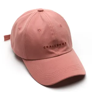 Offre Spéciale conception personnalisée papa chapeaux casquette de baseball chapeau blanc vêtements de sport en plein air coton femmes chapeau