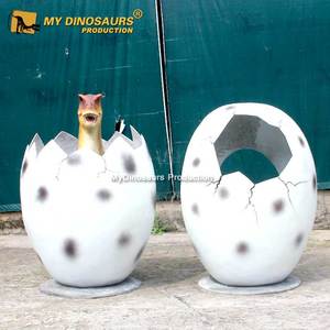 Œuf de dinosaure <span class=keywords><strong>en</strong></span> fibre de verre pour prendre des photos dans les parcs d'attractions - Product Image 3