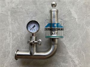 New Design Piping Connection Exhaust Control Beer Keg Regulating Valve With Pressure Gauge Beer Bong - Product Image 6