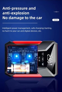 Công suất cao 48000mAh xe gắn bơm phát hiện áp suất lốp nhảy khởi động với nguồn điện khẩn cấp - Product Image 5