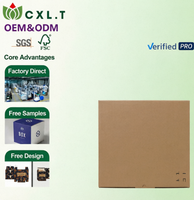 Boîte cadeau en carton ondulé imprimé, boîte en carton ondulé recyclable et résistante, logo personnalisé pour l'expédition et l'emballage de cadeaux