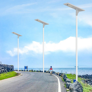 Lampadaire solaire LED pour jardin et route avec indice de protection IP65 et trou de surveillance - Product Image 5