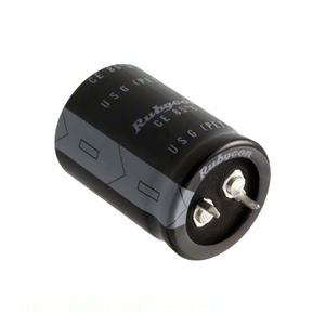 คาปาซิเตอร์400USC330MEFCSN30X35 UF 20% 400V คาปาซิเตอร์แบบมีรู330 UF ของแท้ - Product Image 1