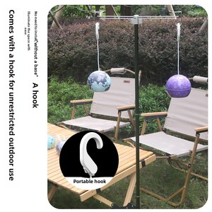 Luz LED Moderna para Acampar al Aire Libre, Decoración para Fiestas Espaciales 2025, con Material ABS, Color y Tamaño Personalizables - Product Image 5