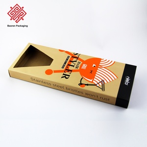 Cepillo de Pelo Baoren, Cepillo para Peinar, Caja de Papel Kraft, Forma Rectangular, Impresión a Cuatro Colores, Impresión Offset, Cajas de Doble Ranura - Product Image 2
