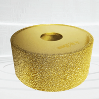 Disque abrasif diamanté TGS meule brasée sous vide coupe meule profilée diamantée à bord plat pour meuleuse d'angle