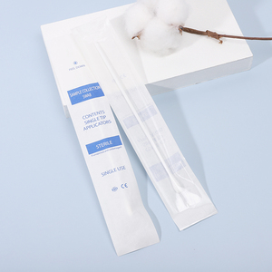 झाड़ू/Applicator, कपास/रेयान टिप, प्लास्टिक शाफ्ट, में लिपटे, बाँझ, 150mm - Product Image 2