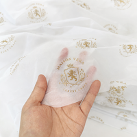 Papier de soie imprimé sur mesure 17 GSM, papier de soie translucide pour emballage, faible MOQ pour vêtements, chaussures, emballage cadeau de luxe