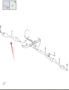 Ensemble d'arbre de transmission avant (mi-axe) OE 220301018 220302018 H97B2309001BB H97B2309002BB pour VOYAH FREE - Product Image 2