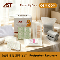 Kit de récupération après césarienne, essentiels post-partum, ensemble de 12 pièces, kit post-partum pour femmes après l'accouchement, lingettes