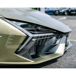 Revuelto OE Style Carbon Fiber Front Bumper <b>Side</b> Air Vent Cover Trims For Lamborghini Revuelto - Product Image 4
