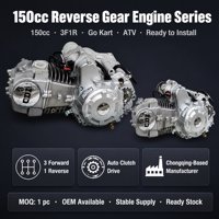 Moteur de moto tout-terrain (ATV) et kart 150cc à démarrage électrique, embrayage automatique, 3 vitesses avant et 1 marche arrière – Fourniture directe usine