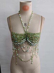 10635 New Colored <b>Bead</b> <b>Top</b> Wit Anging Neck and Outer - Product Image 2