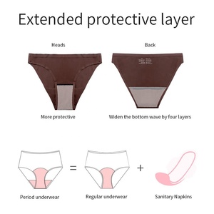 Venta Directa de Fábrica, Pantalones de Cintura Elástica para Mujer, Súper Absorbentes, Ropa Interior para el Periodo Menstrual - Product Image 3