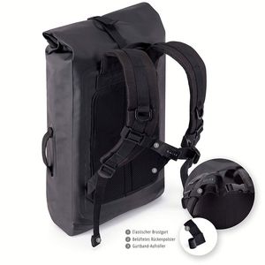 25L 방수 PVC 백팩 아웃도어 스포츠 캐주얼 여행 가방 맞춤 로고 PVC 플로팅 롤탑 백 드라이 방수 백팩 - Product Image 2