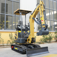 Mini-excavatrice EACHAN la plus vendue, moteur Euro 5, 1,8 tonne, engin de terrassement, petite pelle hydraulique pour verger